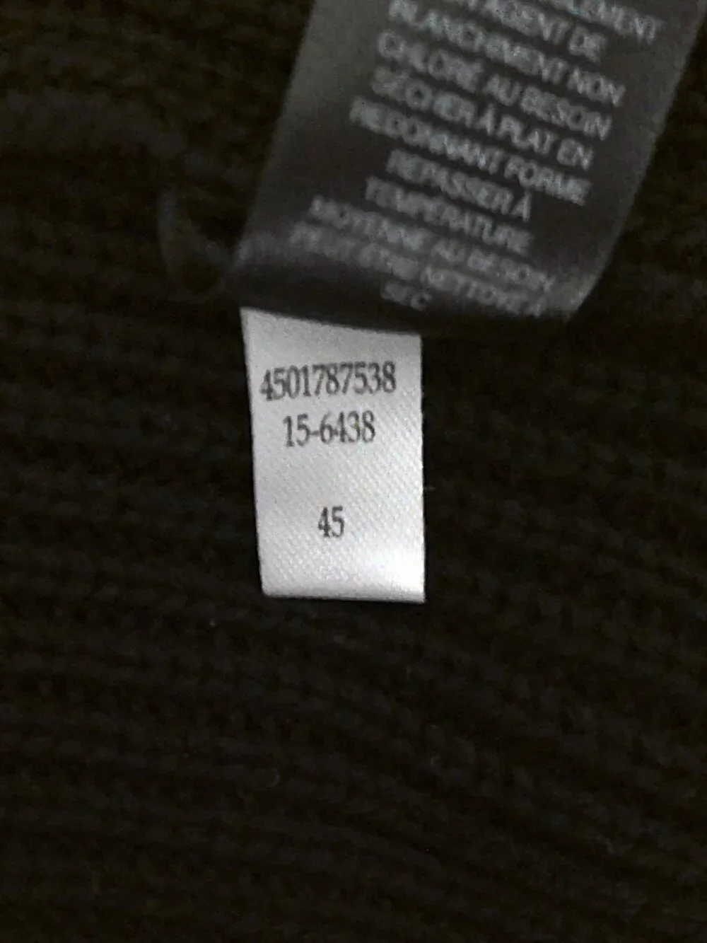 White House Black Market Cropped Sweater Y2K Black Pullover Stretch Knit Sz S